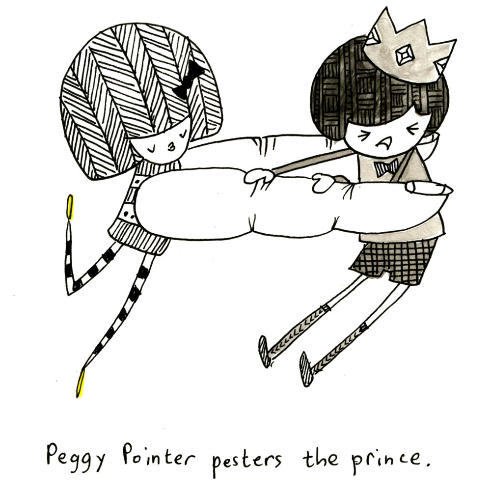 peggy pointer pesters the prince